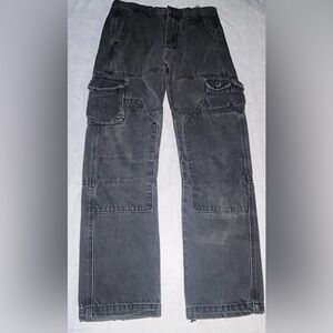 MNML Double Knee Cargo Jeans Men’s 28 x 30 Black
